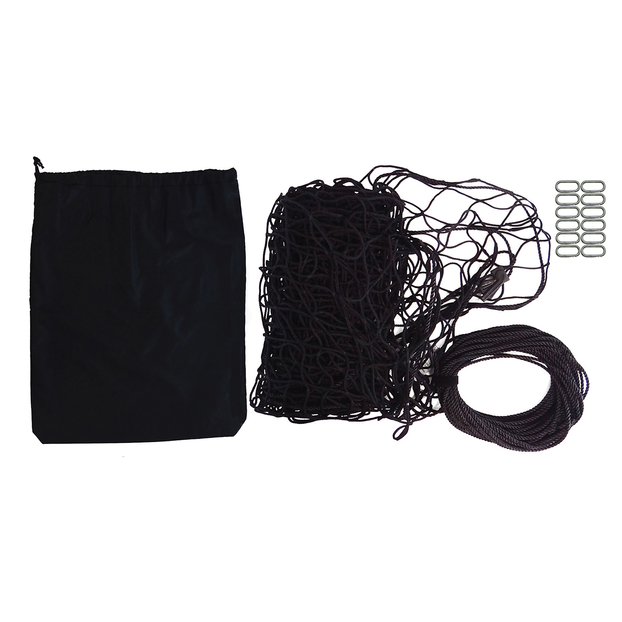 Snap-Loc Truck/Trailer Cargo Net 96 x 192in. w/Cinch Rope, 400lb. Capacity, Nylon, Model# SLAMCN96192